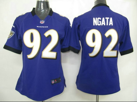 NFL Women's Baltimore Ravens 92 Ngata purple Nike jerseys